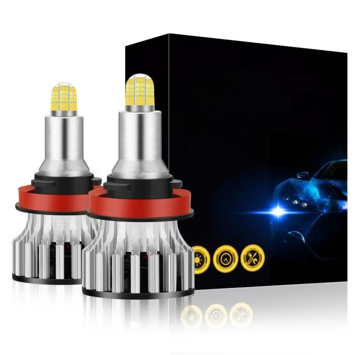 Ampoules LED Antibrouillard 881/862 - 2 Pièces 12-24V, 50W, 6000K Blanc, Pour Phares Ou Feux De Jour
