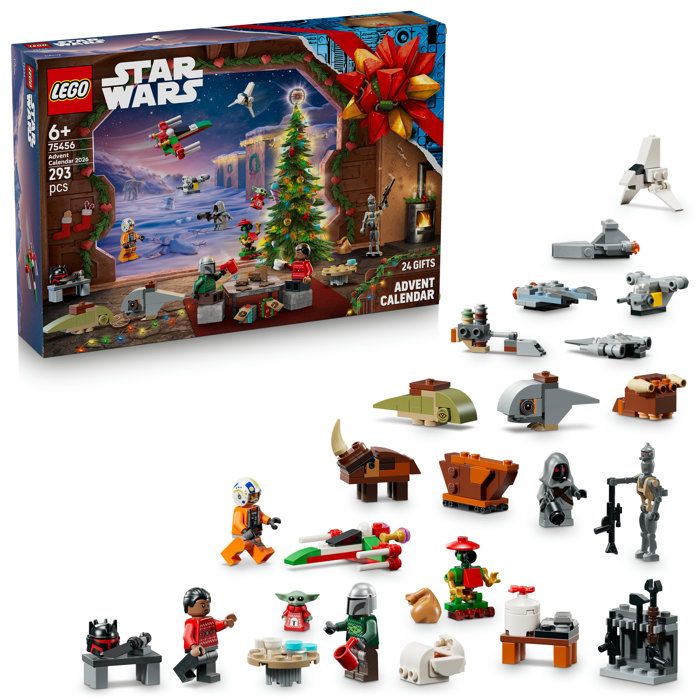 LEGO Star Wars 75456 - Calendrier de lAvent 2026 The Mandalorian - 24 Surprises - Set pour Enfant - A partir de 6 ans