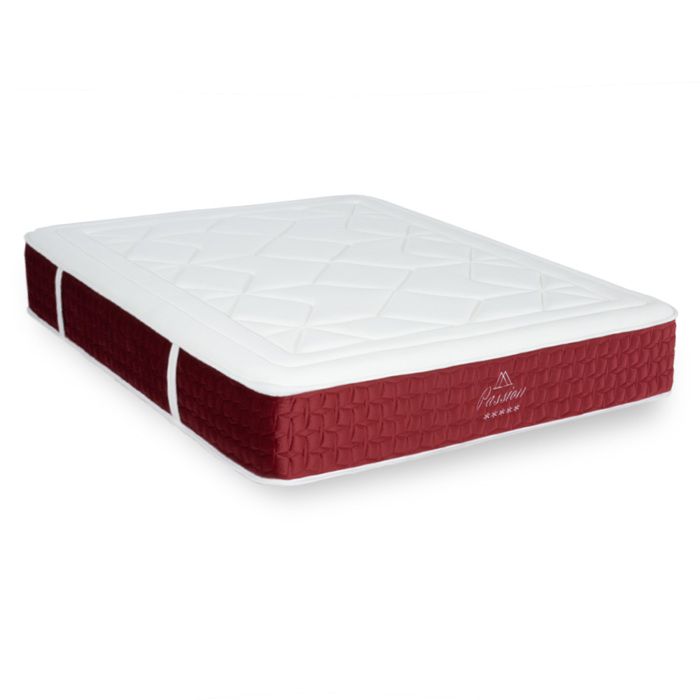 Matelas Passion 140x190 cm - Ressorts + mémoire - Ép. 32 cm Matelas Passion 140x190 cm - Ressorts + mémoire - Ép. 32 cm