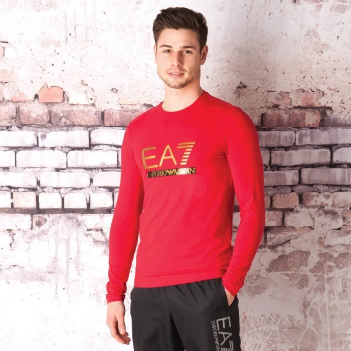 t shirt armani manche longue