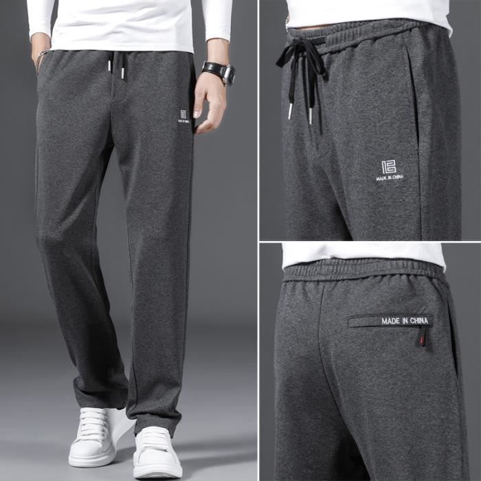 Pantalon de Jogging Sport Homme Taille Elastiquee - Gris fonce Gris fonce -  Cdiscount Sport