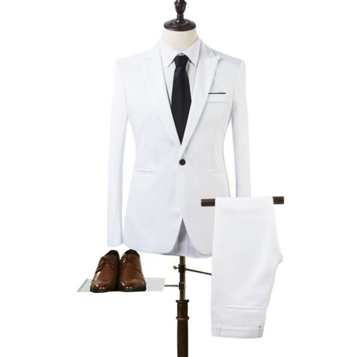 Veste de costume blanche 2025
