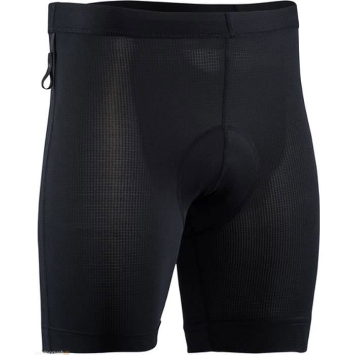 Cuissard de vélo pour homme Silvini - Noir - Respirant - Coussinet cycliste Basic