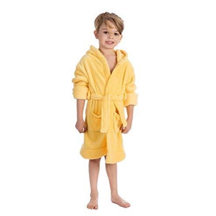 robe de chambre jaune