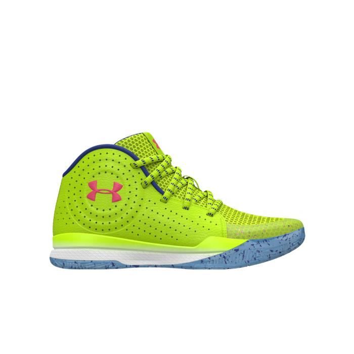 Chaussures de basketball de basket enfant Under Armour Grade School Jet  Splash - jaune/rose/blanc - 40 - Cdiscount Sport