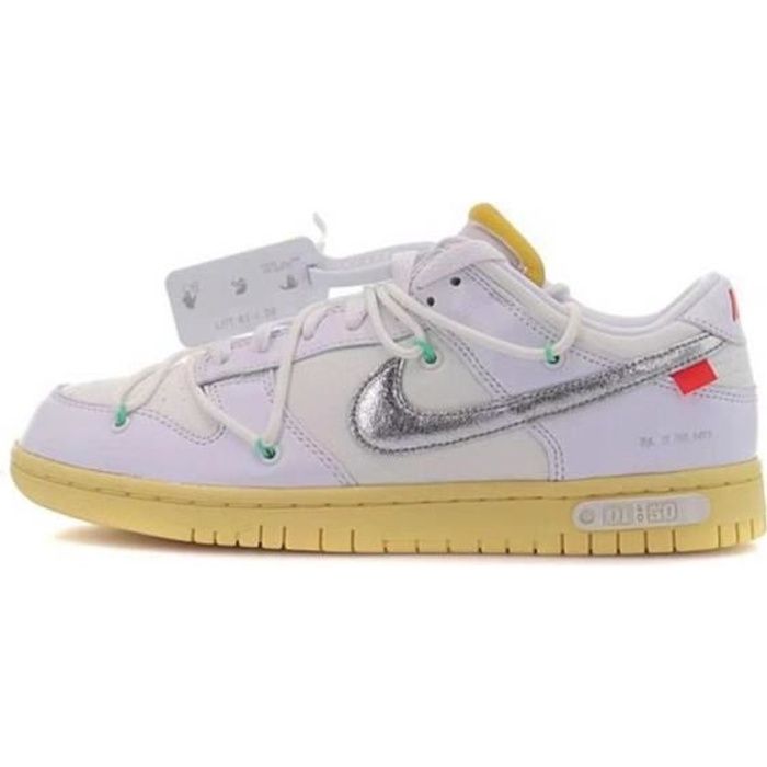 SB Dunk Low Off White Retro Femme Homme Chaussures de Basket Pas Cher  Violet - Cdiscount Chaussures