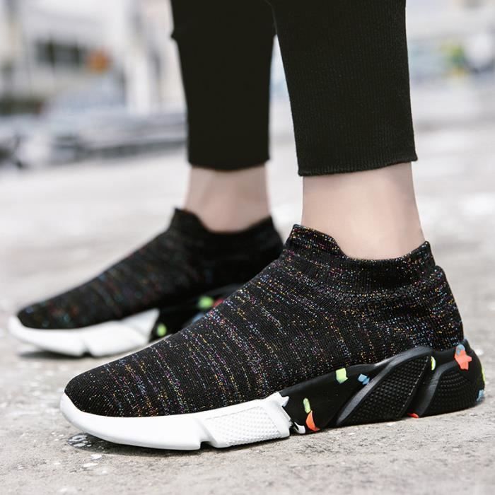 GO�?� Chaussure de sport mixte version cor?�enne Personnalit?� fashion Gris - Cdiscount Chaussures