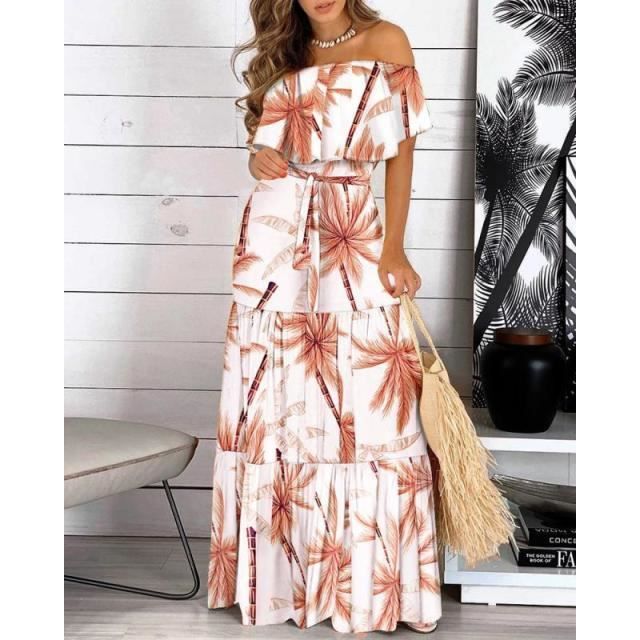 Robe Maxi En Soie Imprimée Léopard Connell - Taille S, Neuve Avec étiquette, Couleur Argenté Multi