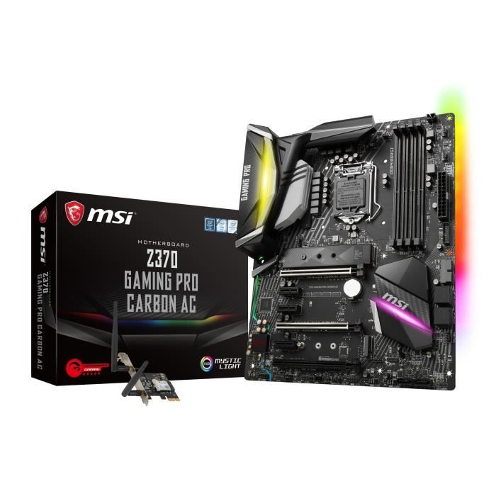 MSI Carte Mère Z370 GAMING PRO CARBON AC