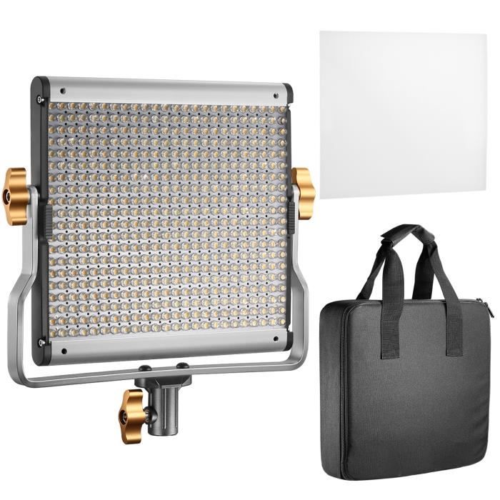 Neewer Dimmable Bi-Color LED with U Bracket Professional Video Light for Studio, YouTube Outdoor Video Photography Lighting Kit, Dur