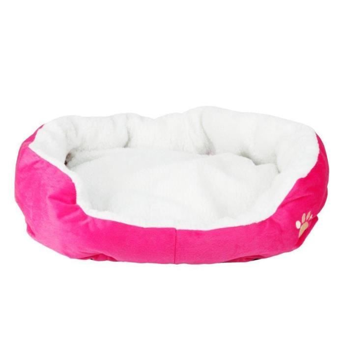 Comparer les prix de OHP Panier Lit Coussin pour chien chat 46*43*12cm Rose