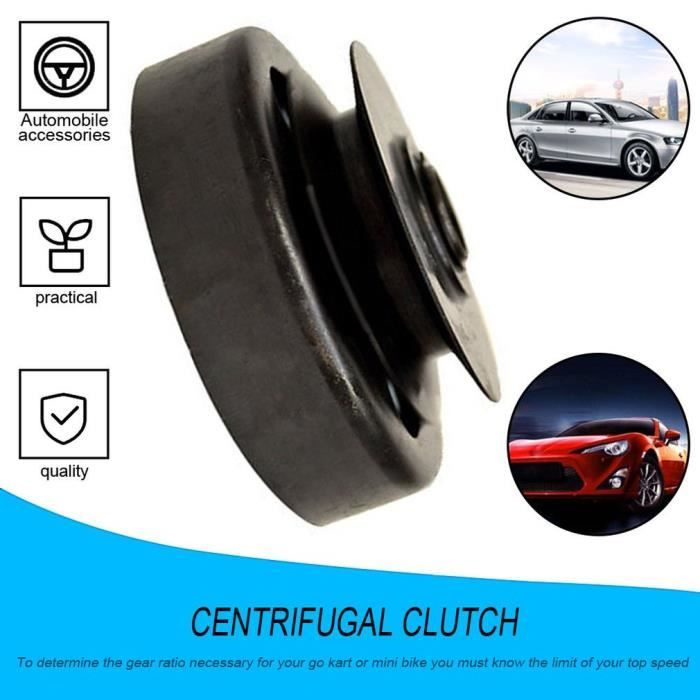 Embrayage Centrifuge 20mm Pour Mini-moto - Avec Poulie Et Clavettes 3/16 - Compatible Courroie ABS