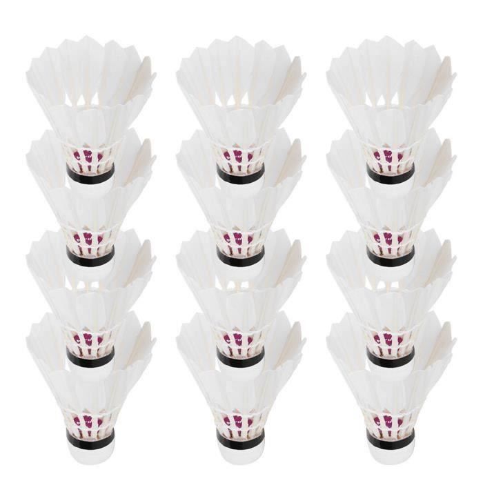 12 Volants Badminton Plumes D'Oie Broadsword - Haute Vitesse Et Durabilité (78 GN)