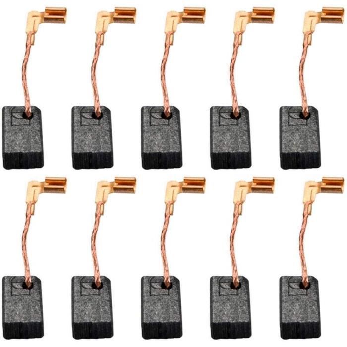 Balais Charbon (Jeu De 2) Pour Meuleuse D'Angle Bosch GWS 880 - Neufs Avec Steckhülse