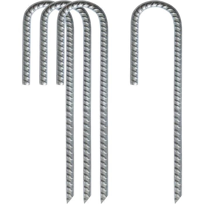 GROUNDGRABBA Ancre au sol 12 x piquets professionnels 1 pied