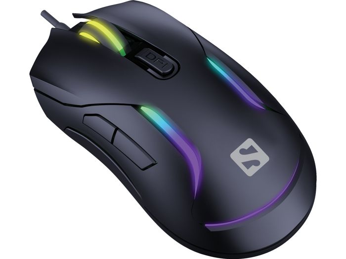 Souris de jeu - SANDBERG - Multicolore - Ergonomique - LED changeantes - USB