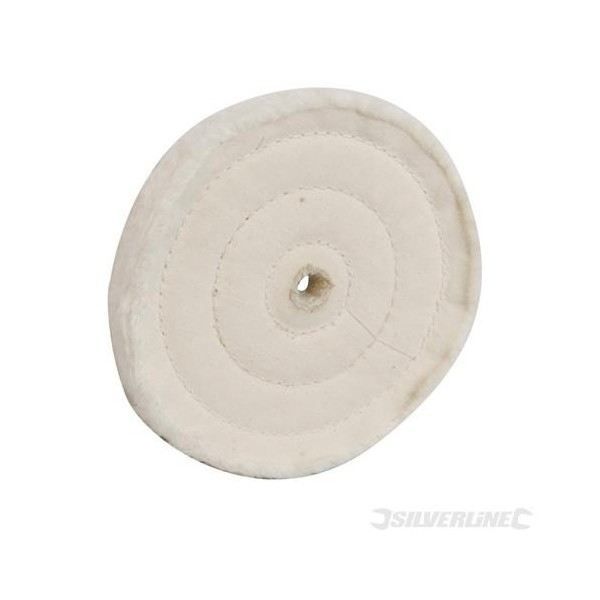 Disques De Polissage Coton Doux 150 Mm X 20 Mm - Pour Polisseuse Orbitale Ou Vibrante