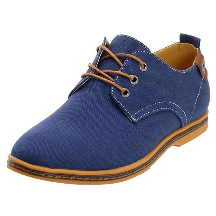 chaussure bleu homme
