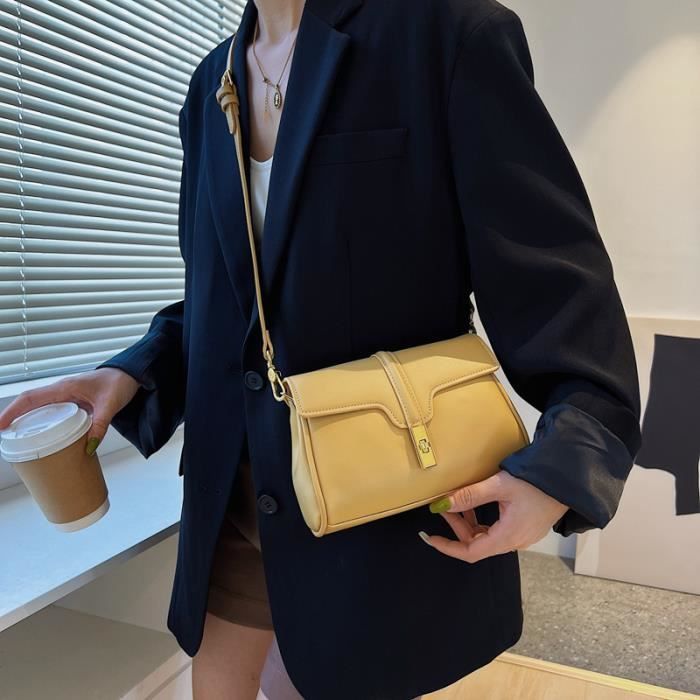 Sac Vintage Tendance Avec Bandoulière Réglable Et Large Pour Femme