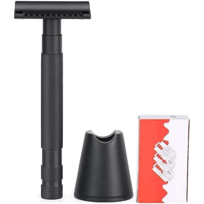 Kit De Rasoir Manuel Pour Femmes 6 Pièces - Poignée Plastique Avec Peigne, Neuf