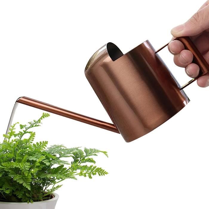 Arrosoir 4 Litres Avec Long Bec – Double Poignée, Large Ouverture, Résine PP, Jaune, Pour Intérieur/Extérieur