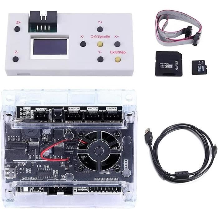 ANNOYTOOLS GRBL 1.1f Carte De Commande CNC 32 Bits Pour Fraiseuse CNC 30183018pro Support Maximal De Broche 48 V 500 W Carte De Controle A 3 Axes Carte De Controle Integree