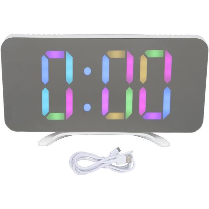 Fdit Horloge électronique Mignonne des Yeux Affichage LED Chambre d'enfants Horloge électronique Intelligente numérique (Mouton Blanc Fdit Horloge électronique Mignonne des Yeux Affichage LED Chambre d'enfants Horloge électronique Intelligente numérique (Mouton Blanc
