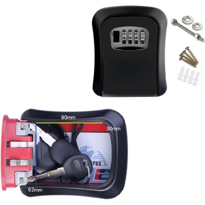 Boîte à Clés Sécurisée FnJ Avec 3 Modes De Fixation + Sac Faraday - Modèle SWM300