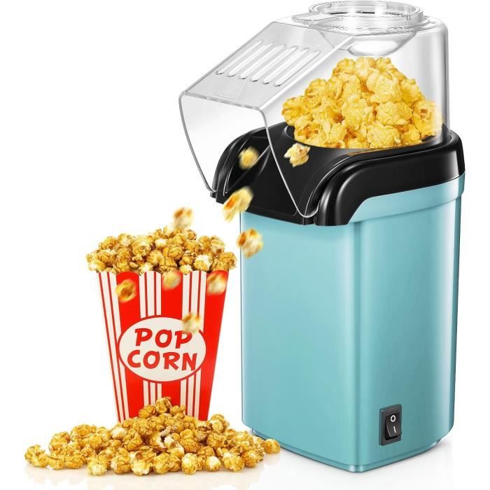 Machine à Popcorn Duronic POP50 - 1200W - Sans Huile - Bol Amovible Sans BPA - Prêt En 3 Min