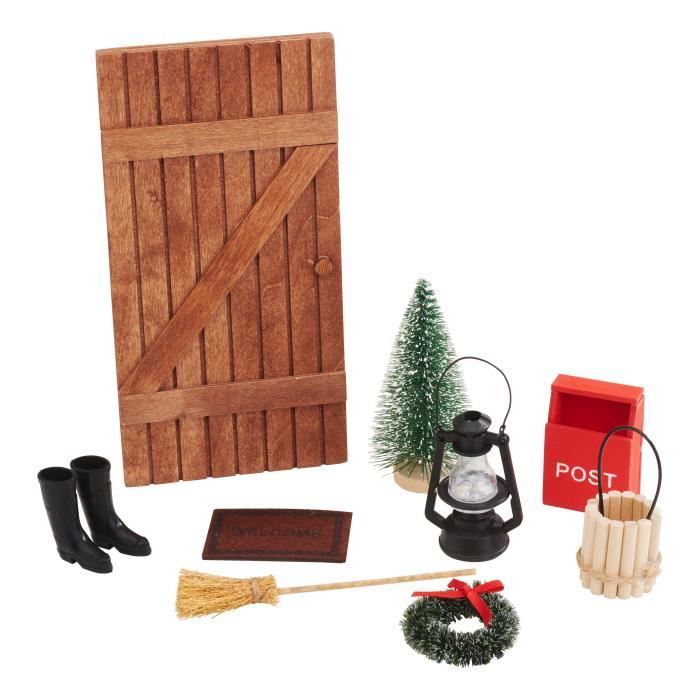 Échelles De Corde Lutin - 2 Pièces Bois Et Chanvre - Déco Noël, Maison De Poupée, Jardin Féerique