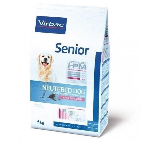 Croquettes - VIBRAC - HPM Neutered - Pour chien senior - 3 kg - Médium & Large
