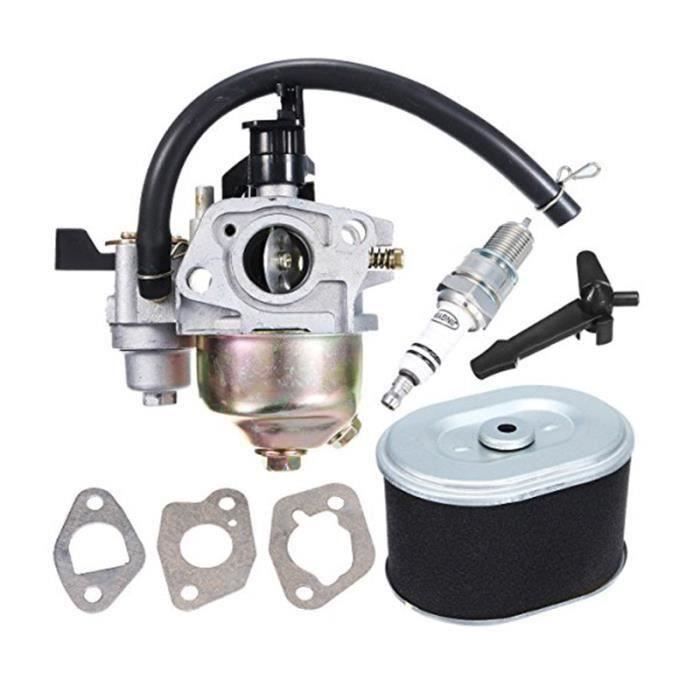 Carburateur De Remplacement Pour Moteur Honda GX120, GX160, GX200 5,5-6,5 HP - Inclut Filtre à Air Et Bougie - Compatible Numéros Pièces OEM