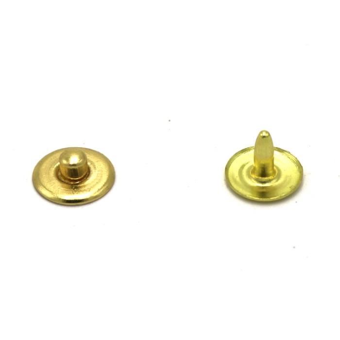 RIVET,gold--Rivets en laiton de 100mm pour jeans, 9.5 ensembles de ...