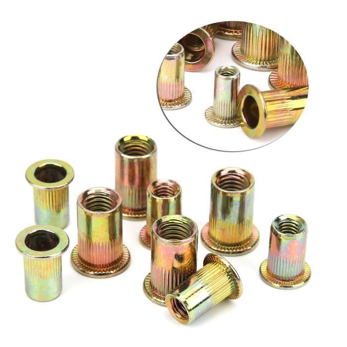 Kit d'écrou de rivet en acier galvanisé - ZJCHAO - Pince à riveter - 5 ...