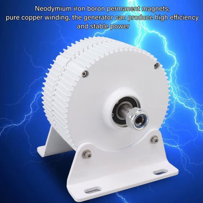 Générateur Éolien 2000W à Aimant Permanent - 3 Phases 120V/220V - Sans Engrenages - Neuf Bayoung