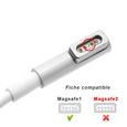 60W Adaptateur Chargeur compatible pour Magsafe Mac 16.5V 3.65A-1