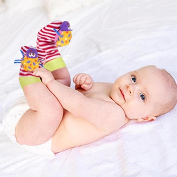 Chaussettes Avec Hochets,Hochets De Poignet Pour Enfants Foot