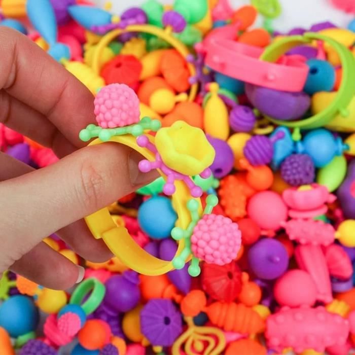 188PCS Pop Beads for Kids' Jewelry Making,Kit Frabrication à