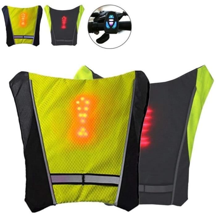 Gilet hotsell clignotant velo