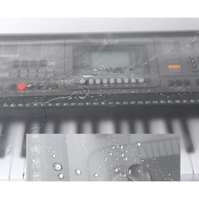 Housse de Protection pour Clavier Piano 88 touches, Couverture de Piano  Electronique, Couverture anti-poussière pour Piano Numérique - Cdiscount  Instruments de musique