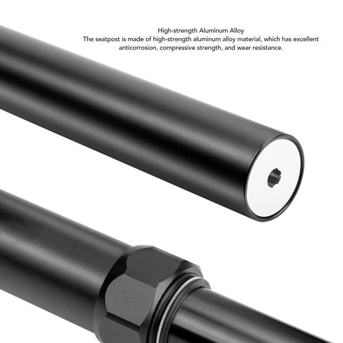 Tige De Selle Suspendue Pilipane – Alliage Alu, 33,9 X 550 Mm, Rabattable, Pour Vélo électrique