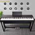 Piano électronique-Piano numérique avec 88 touches et support-2