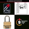 Cadenas Haute Sécurité - MASTER LOCK - M175EURDLF - Combinaison - Zinc - Anse L - Extérieur-2