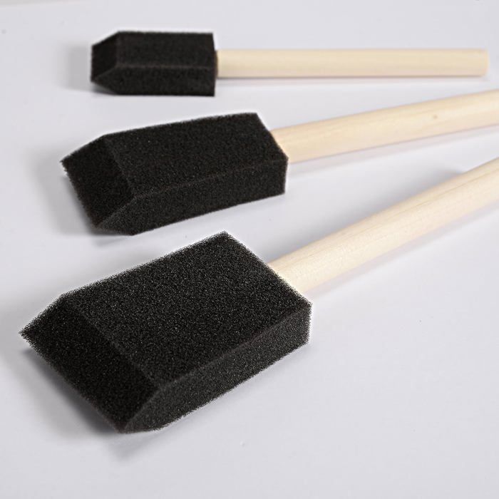 MSBD Lot de 4 pinceaux pour peinture à la craie et à la cire - Pinceaux MSBD Lot de 4 pinceaux pour peinture à la craie et à la cire - Pinceaux