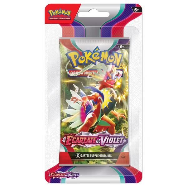 Cahier Pokémon + 1 booster Pokémon Ecarlate et Violet - POKEMON 