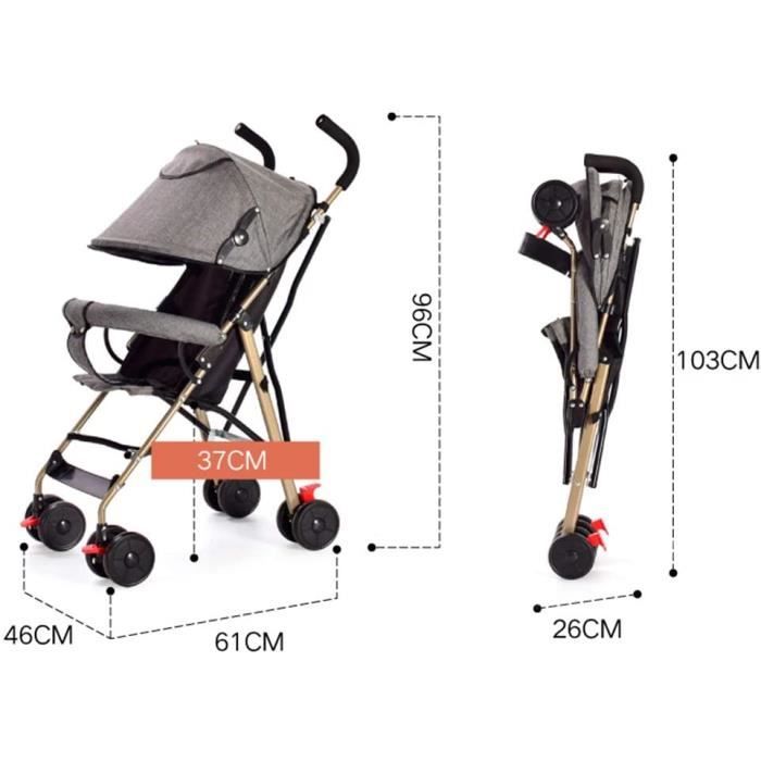 Poussette canne enfant plus de 25 kg - Cdiscount