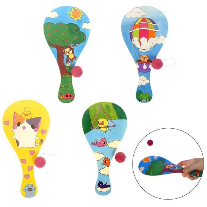 Lot De Raquettes De Plage Enfant – Jouet éducatif, Matériau EVA, 58 Cm – Pour Jeux En Extérieur, Plage, Parc