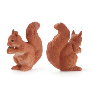SIENON Lot de 18 figurines d'animaux de la forêt - Jouet miniature pour bébé - Chouette, hérisson, renard, écureuil, ours, singe - Pour décoration de gâteau sur le thème de la forêt SIENON Lot de 18 figurines d'animaux de la forêt - Jouet miniature pour bébé - Chouette, hérisson, renard, écureuil, ours, singe - Pour décoration de gâteau sur le thème de la forêt