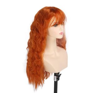 Perruque Femme Longue Blonde Méchée - Modèle Eleonore, Synthétique Bouclé, Bonnet Moyen, Couleur Blond Clair