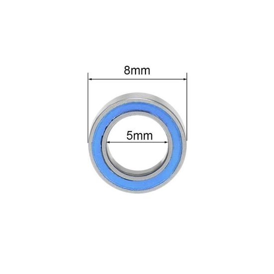 Lot De 2 Roulements à Billes 6905-2RS - 25x42x9 Mm Double Joint Étanche - Acier Au Carbone Robuste Z2 Pour Machines Et Moteurs